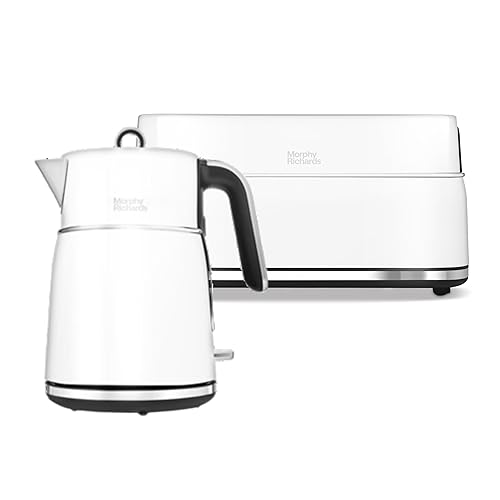 Morphy Richards Signature Kettle and Toaster Sets, (Moonlight White)