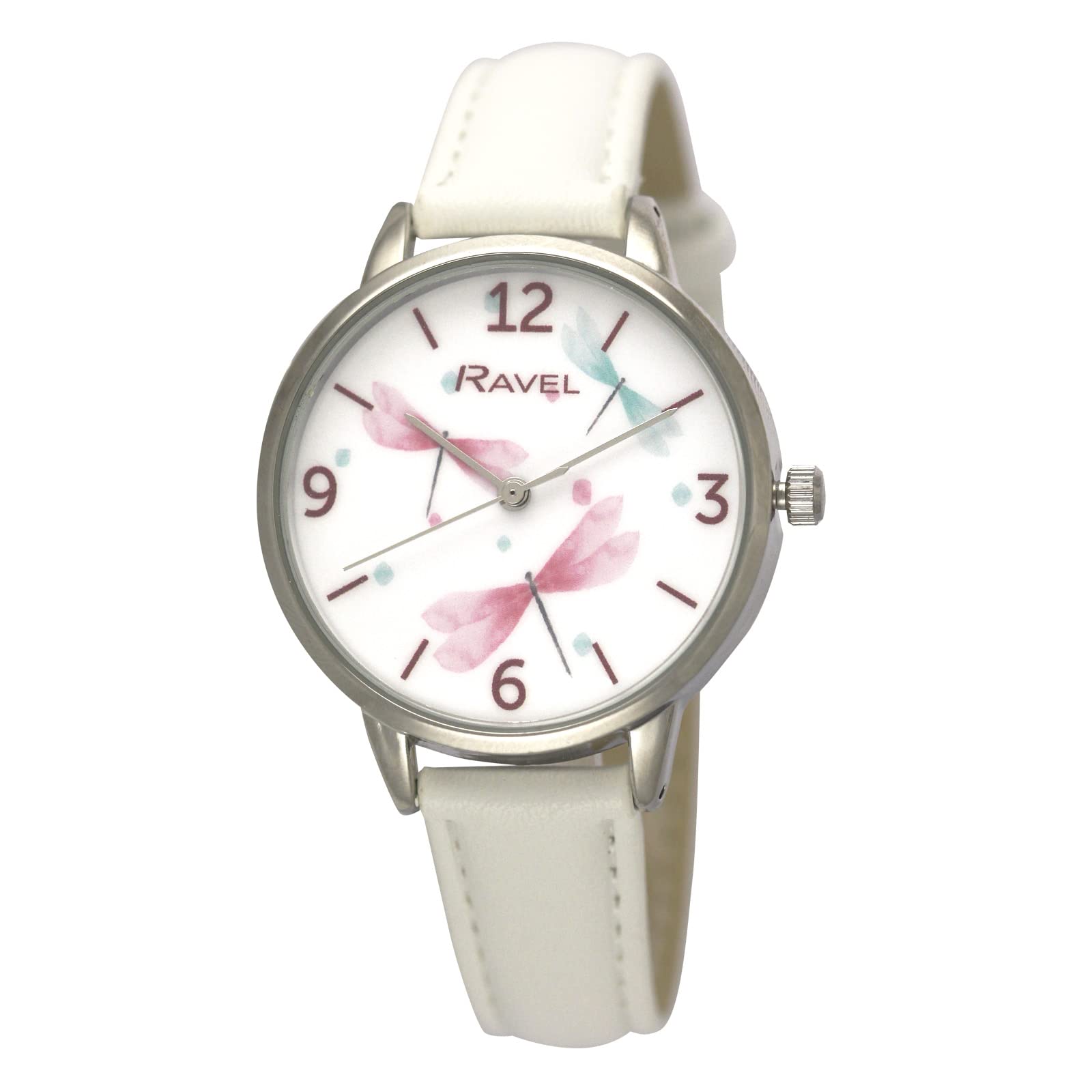 Ravel - Women's Dragonfly Fashion Watch - Analogue Quartz - RF011.4 - White