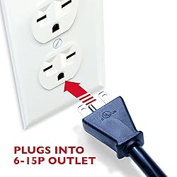 BUYMINERS.CA NEMA 6-15P to C13 Power Cord