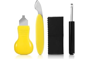 Botober 4 PCS Professional Watch Back Removal Tool，Pry Back Case Opener， Battery Replacement Set, Watch Repair Kits