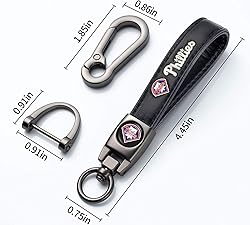 Phillies Car Keychain Keyring for Phila Phillies