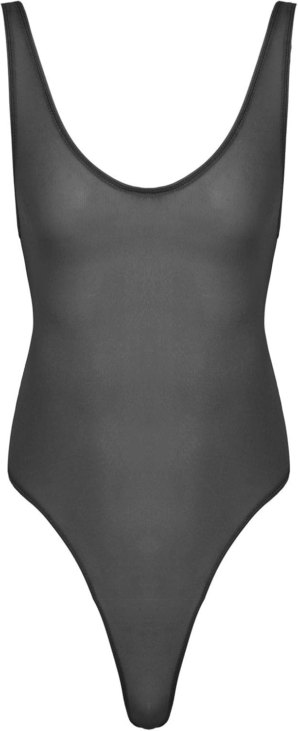 TSSOE Men's OnePiece Mankini Bodysuit High Cut Thongs