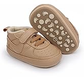 Clowora Unsex Baby Shoes Boys Girls Infant Sneakers Non-Slip Soft Rubber Sole Toddler Crib First Walker Lightweight Shoes