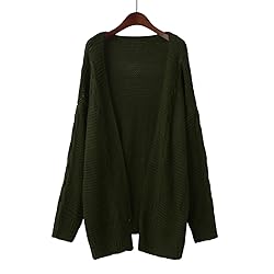 ADJHDFH Chunky Sweater Women Balloon Sleeve Sweater