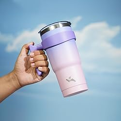 Konokyo 20 oz Tumbler with Handle and 2 Straw 2
