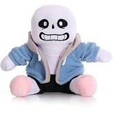 CYSNATU Undertale Plush Toy, Sans Stuffed Doll, Idea Gift for Fans (Blue)