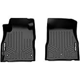 SMARTLINER Custom Fit All Weather 1st Row Floor Mat Liner Set Compatible with 2020-2025 Nissan Versa