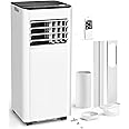 Feelfunn 8000 BTU Portable Air Conditioners - Cools 350 Sq.Ft., 3-in-1 Portable AC Units for Rooms with Remote Control,Sleep Mode,24H Timer, AC Unit for Bedroom Apartment Dorms, Window Kit Included