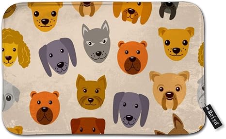 Amazon かわいい犬の屋外の屋内正面玄関のマットの高い交通区域は入口の敷物60 X 40 Cmを歓迎します 玄関マット オンライン通販