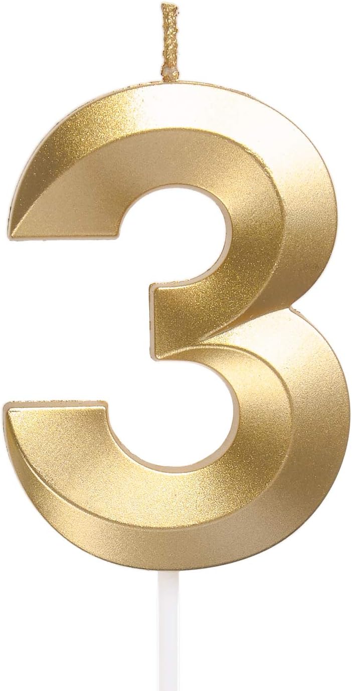 candela per la torta numero 4