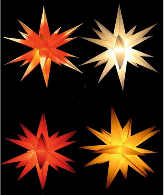 Stella Di Natale Luminosa.Stella Luminosa Stella 3d 68 Cm Interno Stella Stella Di Carta Advent Advent Tern Stella Di Natale Stella Pieghevole Amazon It Casa E Cucina