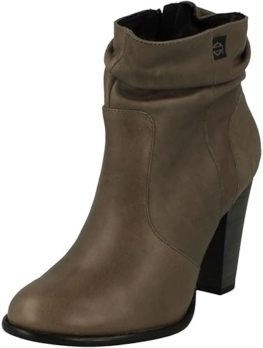 ladies heeled ankle boots uk