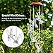 AGPtek Six Hummingbird Solar Mobile Wind Chimes with Bright Led Lights