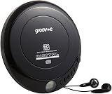 Groov-e RETRO Compact CD Player Black - Anti-Skip, Programmable, view 2