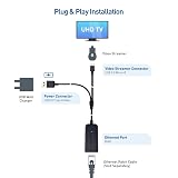 Cable Matters Micro USB to Ethernet Adapter 300+Mbps Fire Stick Chromecast view 4