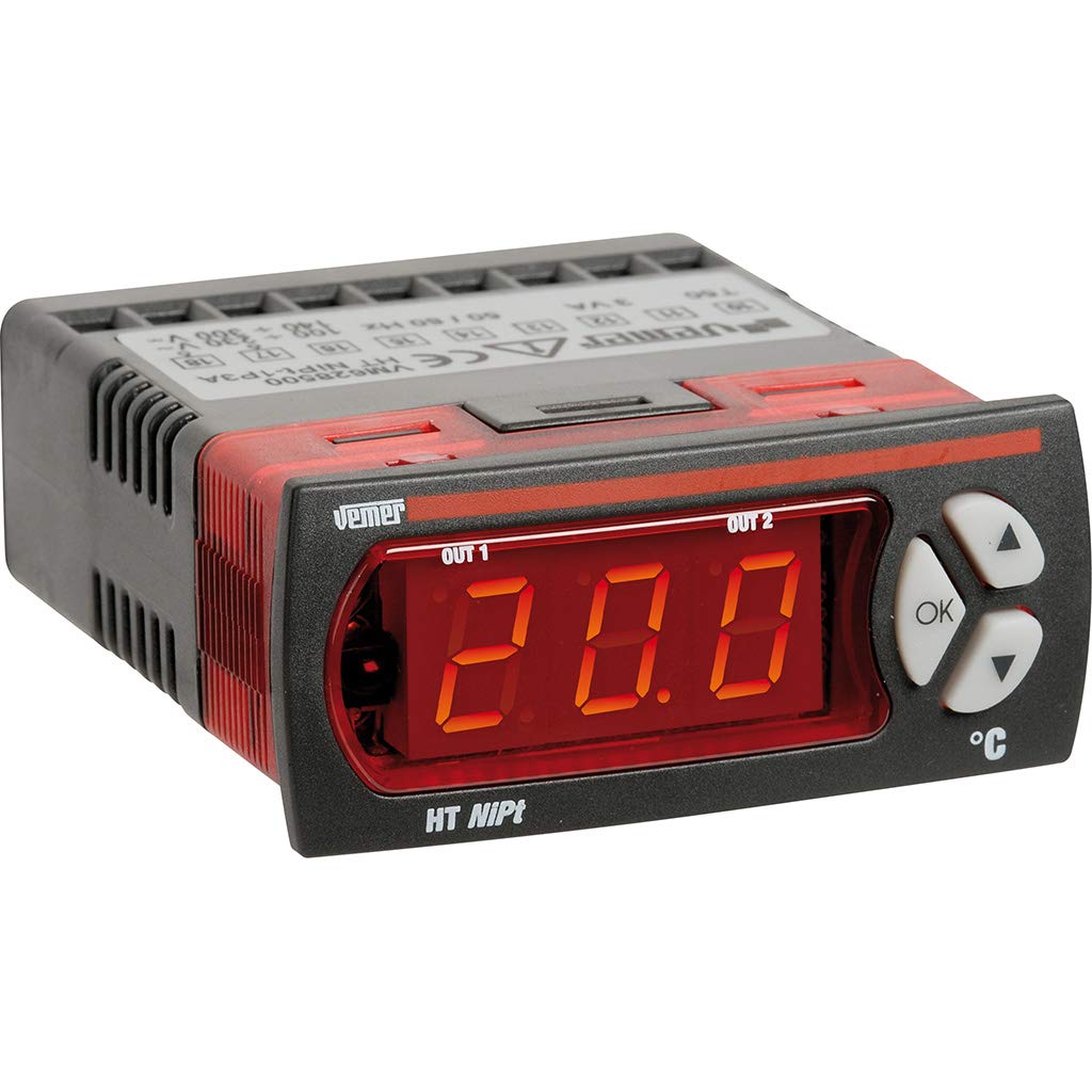 VEMER VM627700 Model HT NIPT-1P3D Digital Heat Regulator, 12/24 V AC/DC