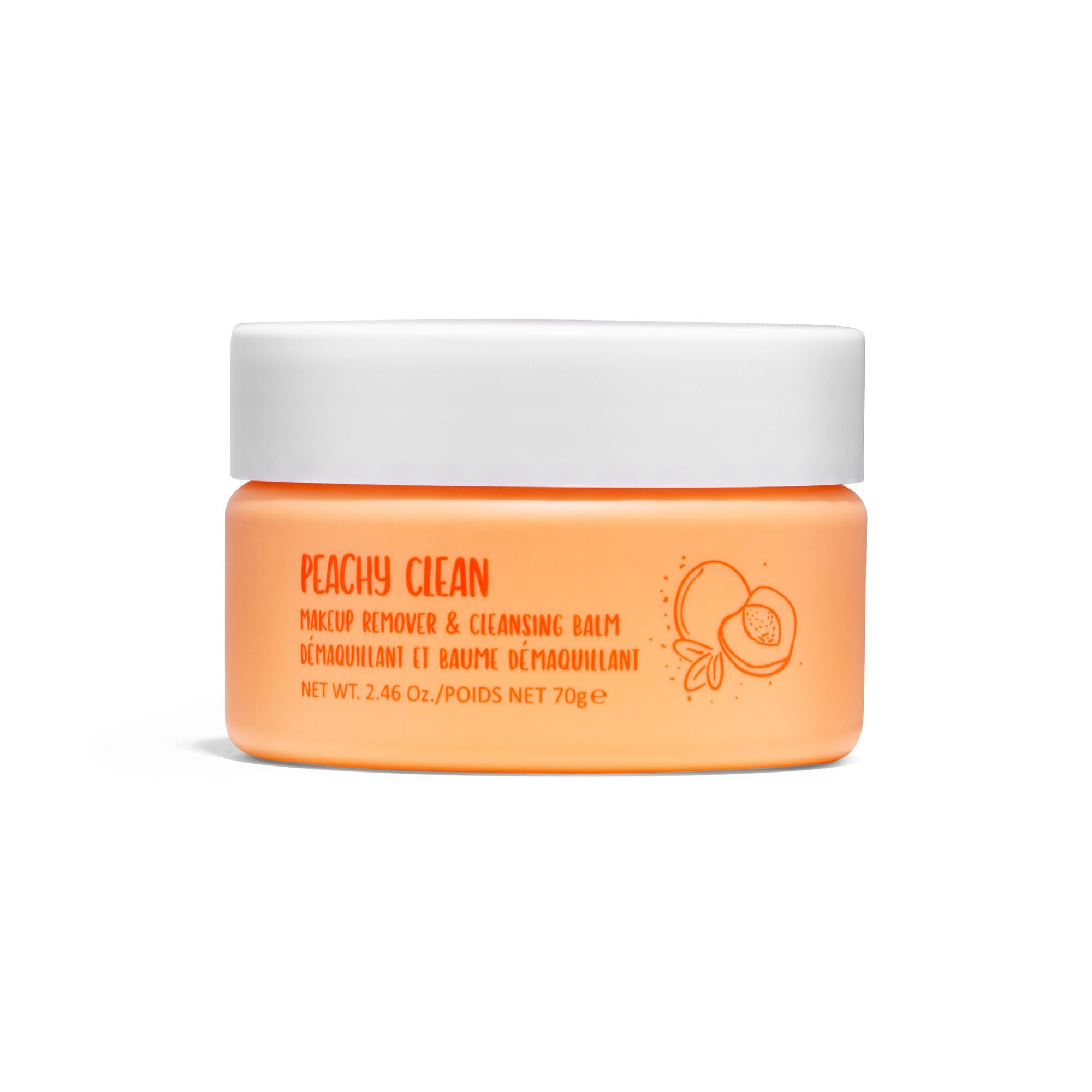 W7 Peachy Clean Makeup Remover & Cleansing Balm – Melt Away Makeup in a Peachy Dream! Hydrating, Gentle & Packed with Skin Loving Goodness