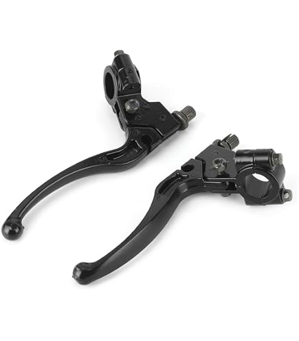 Par De Palancas De Freno Y Embrague En Negro Pa' Honda CBR 600 Hurricane 1987-1990 | HTTMT GTCMT241-007-BK
