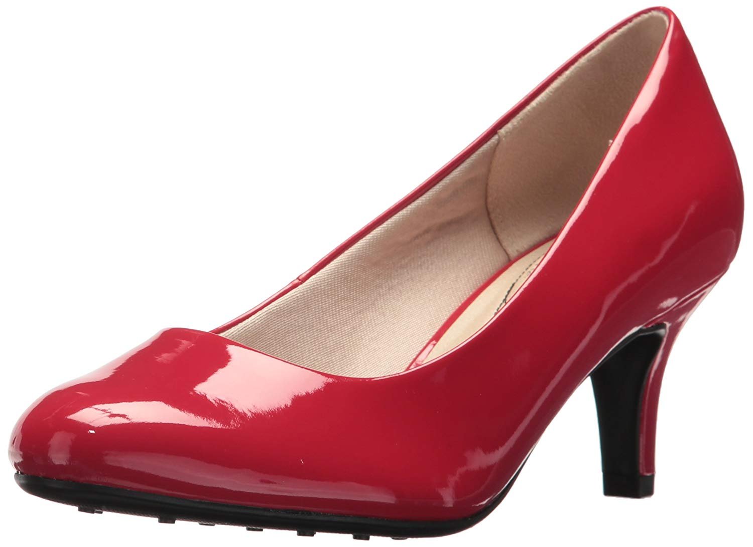 Photo 1 of Lifestride Womens Parigi Pumps Fire Red Patent 9 W