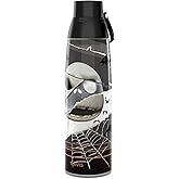 Tervis Venture Water Bottle Disney - Nightmare Before Christmas Midnight Nightmare Triple Insulated Tumbler Travel Cup Keeps Drinks Cold & Hot, 36oz, Stainless Steel