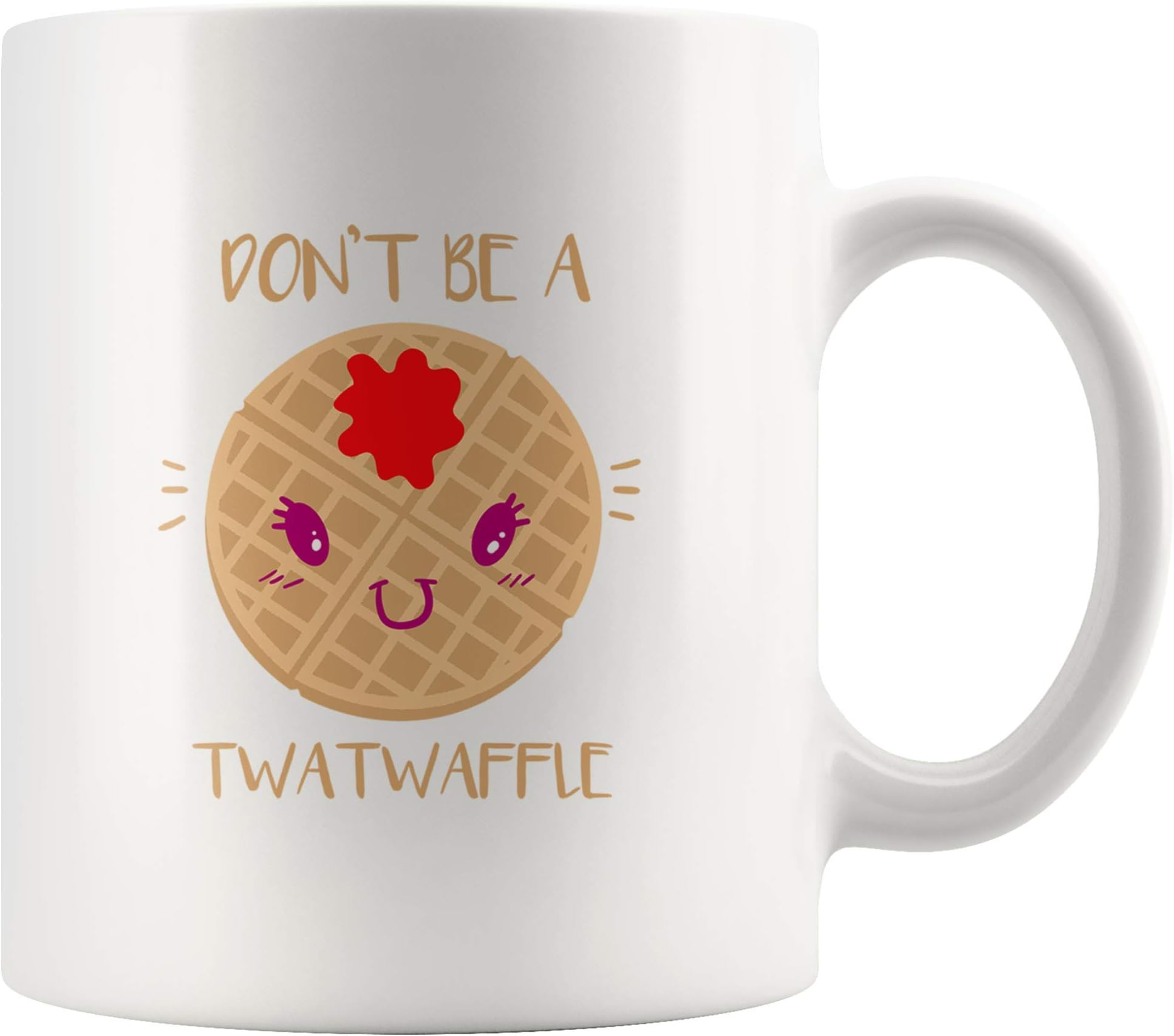 Don't be a Twatwaffle Funny Cuntasaurus Rex Rude Offensive Gift Coffee Mug