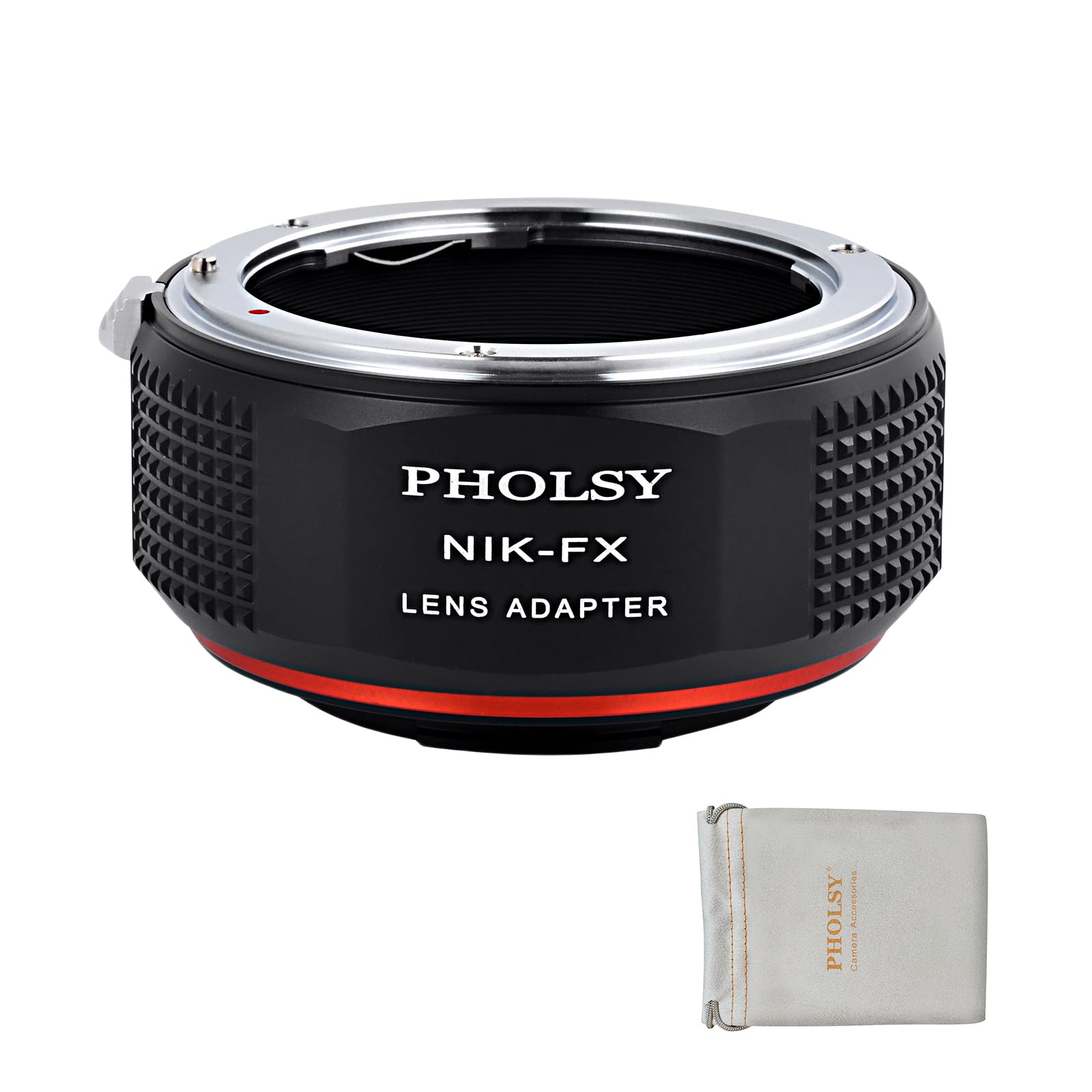 PHOLSY Nikkor F to FX Lens Mount Adapter Compatible with Nikon AI (F AIS AF AF-I AFS) Lens to FX Mount Camera Body Compatible with Fujifilm X-H2S, X-Pro3, X-T5, X-T4, X-S20, X-S10, X-T30II, X-E4 etc.