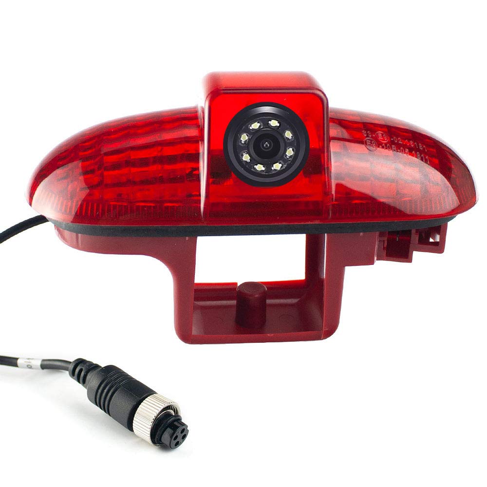 HD waterproof night vision Car Third Roof top mount brake lamp Rear View Backup Camera for Opel Vivaro surf concept/life Combo/Vauxhall Renault Trafic/Fiat Talento/Primastar van