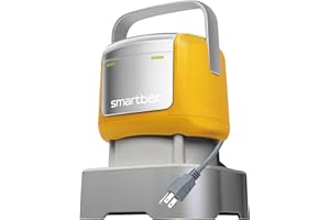 Smartbot Submersible water pump Flow Rate 3000 GPH, Max Lift 25 Ft, 1/2 HP, 2 Hose Kit, Small Portable Electric Utility Pump, Hand Manual switch (Yellow) Plug-and-Play to work