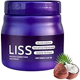 Liss Alisado, Crema Alisadora , Alisado para Cabello Sin Formol, Liss Keratina, Hair Natural Silkiness 1pcs
