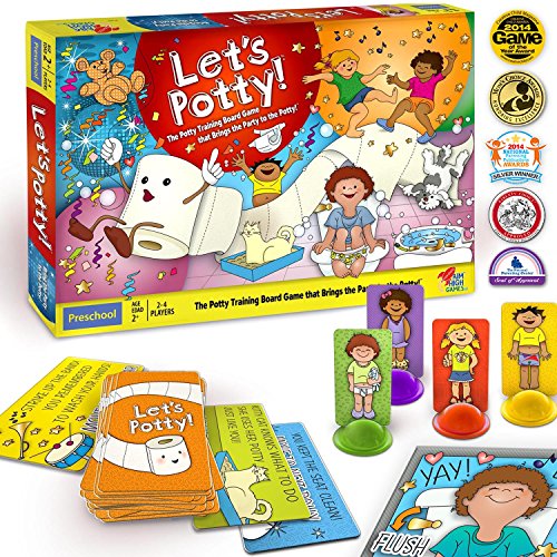 image for Let's Potty! Potty Training Board Game! No More Diapers, Toilet Train 