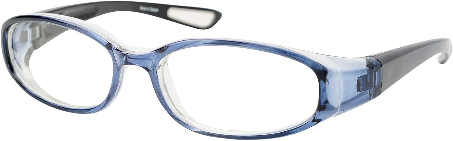 Amazon エニックス 花粉対策メガネ アイセーバー Uvカット クリアネイビー Kg 301 5 Eye Saver アイ セーバー 花粉 防塵メガネ