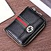 Women Men RFID Blocking Credit Card Holder Cards Case Wallet Leather Protector (Black)