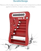 DLYFULL Universal Battery Tester with LCD AA AAA C D 9V CR2032 CR123A CR2 view 4