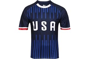 SURUIDA Soccer Jerseys for Men&Women S-2XL,#10 National Team Fan Soccer Practice Jerseys Football Shirt