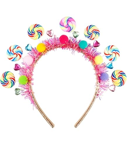 Diadema De Pompón Arcoíris – Bopper Con Bolas De Colores Para Fiestas, Gay Pride, Carnaval Y Disfraces (Talla Única Para Niños Y Adultos)