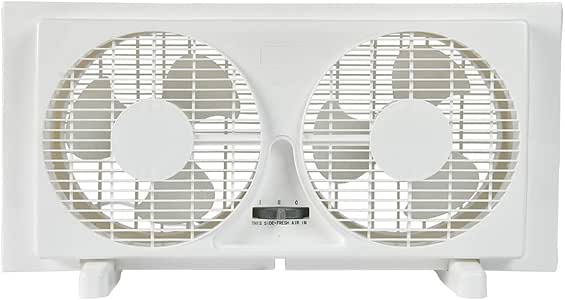 Amazon.com: BEYOND BREEZE 9" Twin Window Fan 2-Speed Reversible Airflow