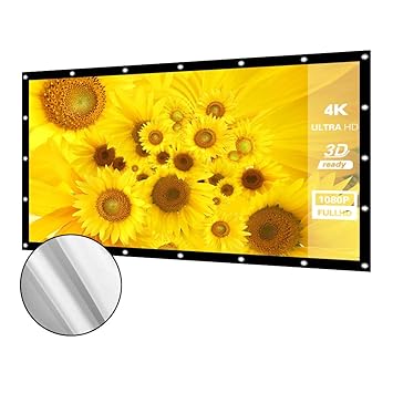 Rovtop PVC Pantalla de Proyector 100