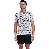 Swiss Alps Mens 40+ UPF Sun Protection Performance Golf Shirt