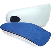 3/4 Orthotics Shoe Insoles High Arch Supports Shoe Insoles for Men and Women Plantar Fasciitis Inserts for Plantar Fasciitis, Flat Feet, Over-Pronation, Relief Heel Spur Pain (L)