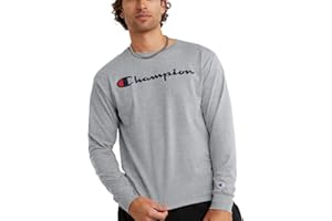 Champion Men's Long Sleeve T-shirt, Classic T-shirt for Men (Reg. Or Big & Tall)