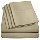 Queen Sheets Sage - 6 Piece 1500 Supreme Collection