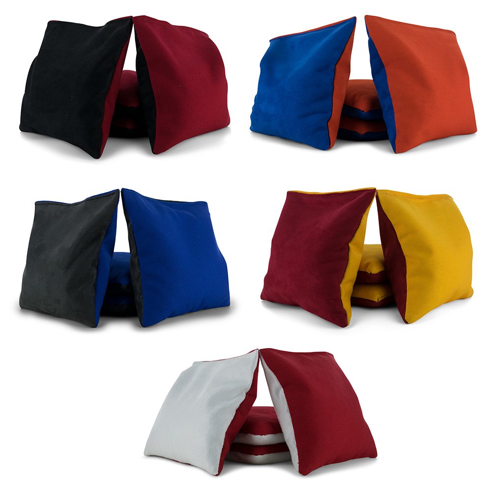 Tailor Spot Pro All Weather Cornhole Bags Dual Sided Stop & Go Set of 4 Bags Slick n Stick Resin