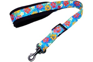 Hawaiian Floral Neoprene padded Saxophone strap with locking swivel snaphook for Alto, tenor or Soprano Sax Model SSXW Hawaiian by Legacystraps