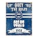 Party Animal NFL Embossed Metal Vintage Indianapolis Colts Sign