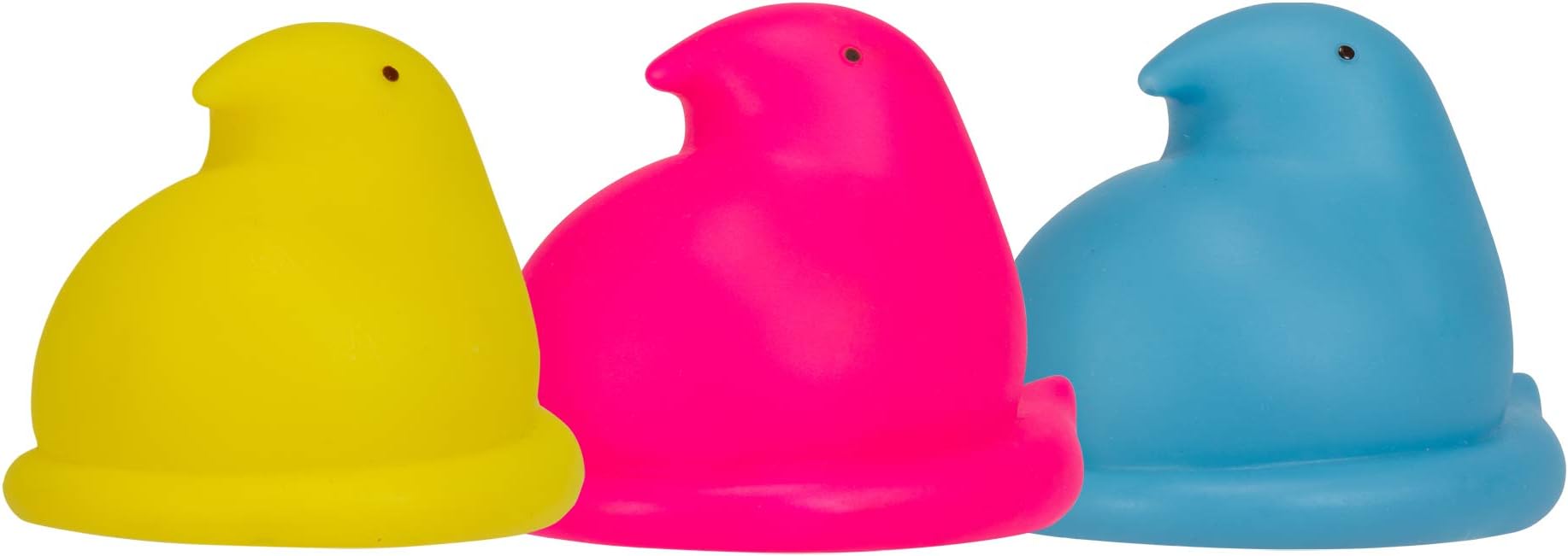 Peeps for Pets Vinyl Chick and Bunny Toys for Dogs, 3 Count | Bunny and Chick Varieties in a Multiple Colors | Squeak Dog Toys, Great for Easter or All Year Round