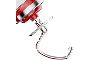 Stainless Steel Dough Hook for KitchenAid Stand Mixer, Bread Hook for 4.5Qt -5 Qt Tilt-Head Stand Mixer, Dough Hook for KitchenAid Mixer Attachments, Dishwasher Safe by GVODE