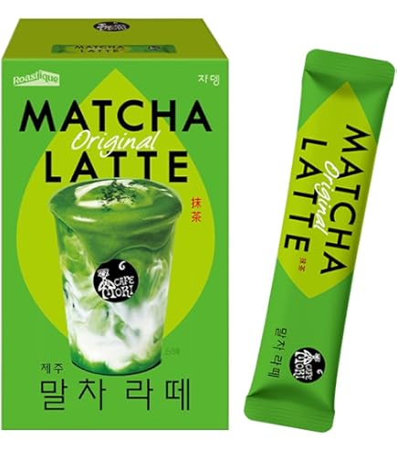 Amazon.com: ROASTIQUE Official Café Mori Jeju Matcha Latte, 10
