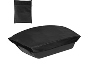 LASUROA Sled Travel Cover for Trek 75, Ice Fishing Cover with Storage Bag Gear Protector Jet Sled Accessories for Outdoor Activities Hunting Camping Snow Water & Mud-Proof