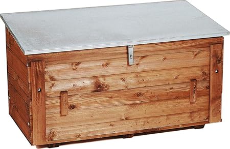 Triuso Werkzeugkiste 180x80x90 cm Box Krankiste Werkzeugkasten Bau Baukiste Werkzeugbox Winterdienst Streukiste Salzlager Str