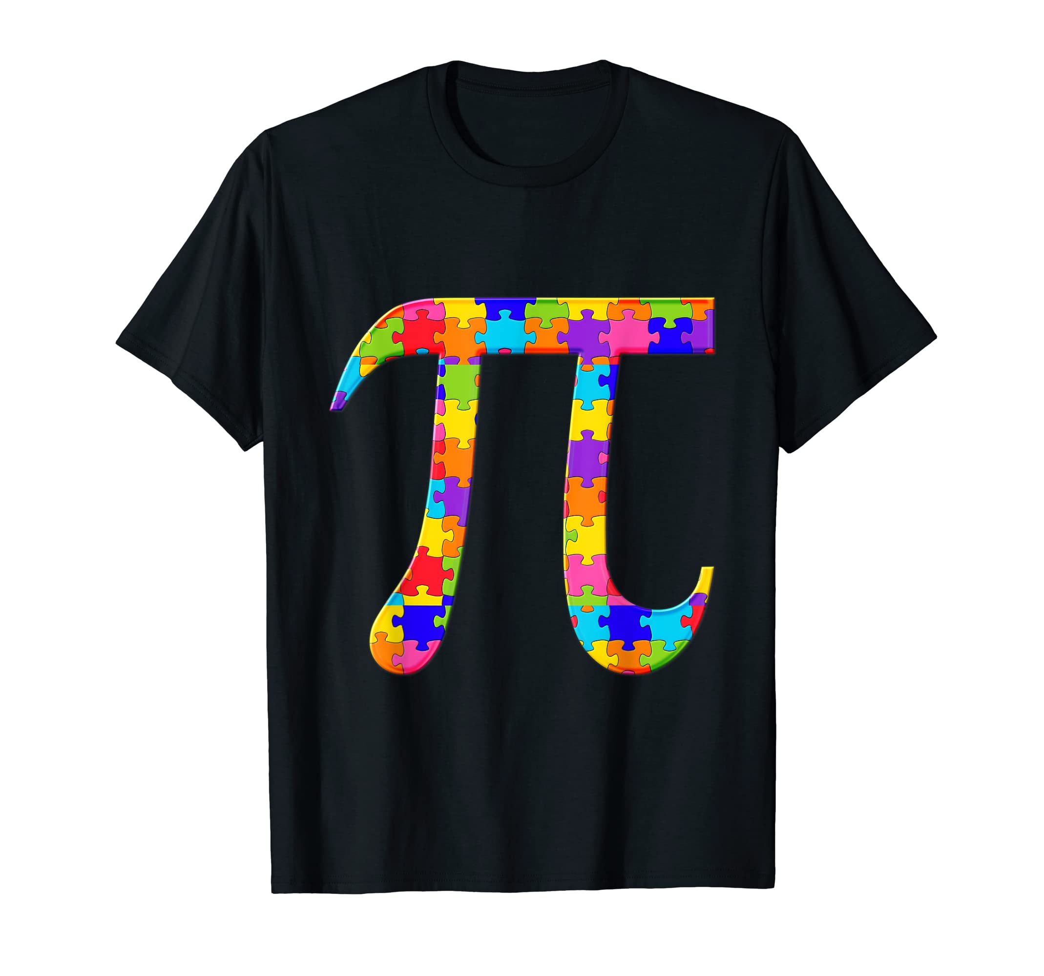 PI Day Ratio Jigsaw Autism Puzzle T-Shirt